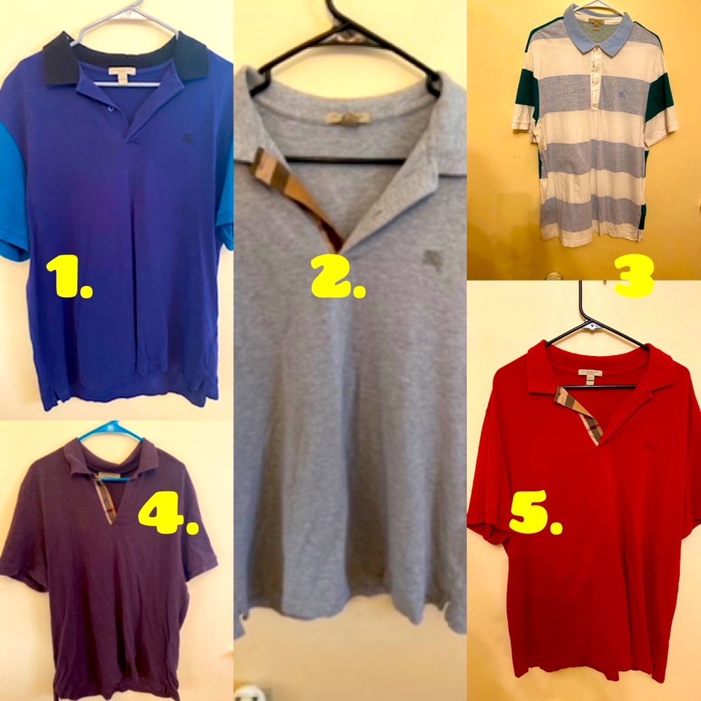 Burberry- Monogram Motif Cotton Polo Shirt - XXXL